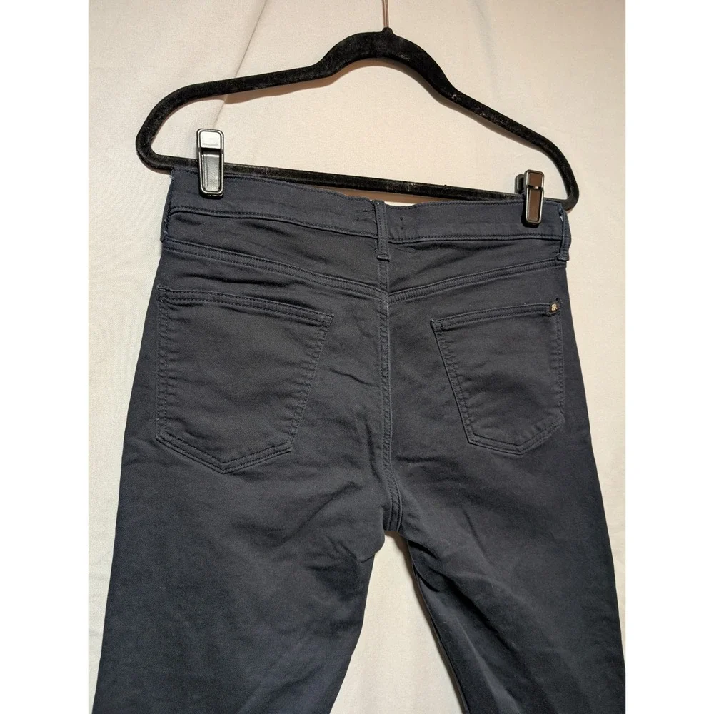 Banana Republic Black Slim Fit Cotton Stretch Pants Casual Men's 32x29